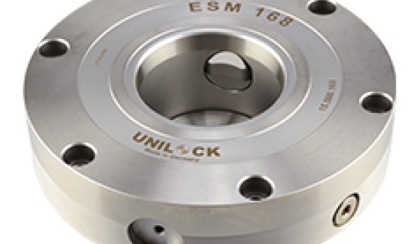 The ESM 168 round chuck for workholding.